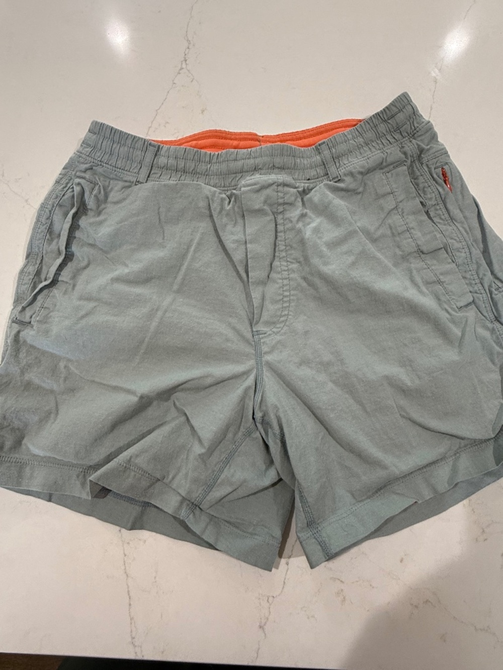 Birddogs Light Blue Shorts w/ Orange Liner M